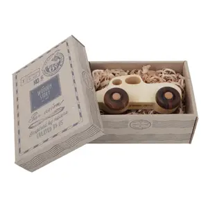 Wooden Car Wooden Story Retro image-1