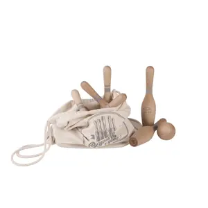 Natural Bowling Set Wooden Story