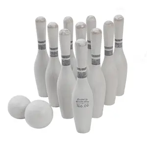 Vintage Bowling Set Wooden Story image-1