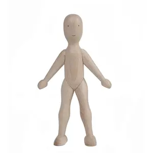 Doll with Trouser Figurine Wooden Story LaLa