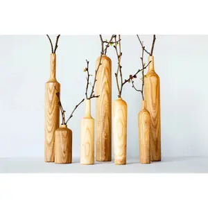 Vase de fleurs no. 08 Wooden Story image-1
