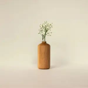 Flower Vase No. 01 with Glass Wooden Story image-3