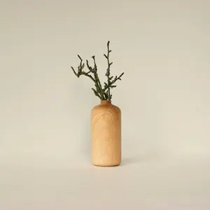 Flower Vase No. 01 with Glass Wooden Story image-4