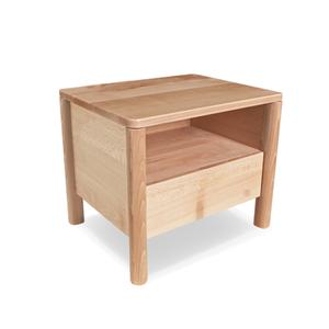 Untreated bedside table Woodman Drop