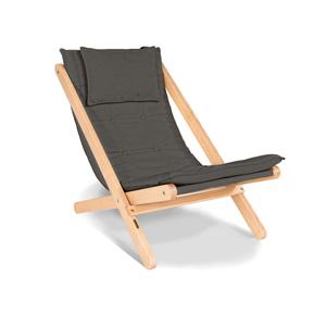 Untreated deckchair Woodman Allegro