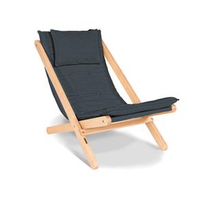 Untreated deckchair Woodman Allegro