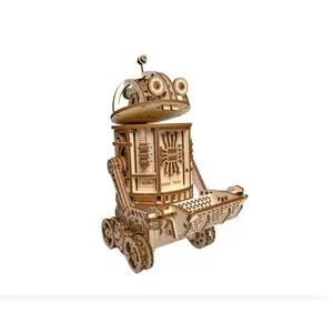 Jeux de construction en bois robot spatial de 358 pièces Woodtrick Mecanisme 3D image-0