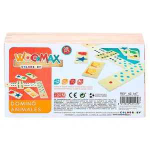 Wooden Dominoes Woomax Animals (x29) image-3