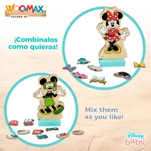 Wooden Magnetic Game Set Woomax Disney Minnie (x54) image-4