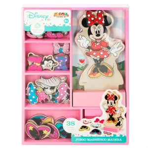Wooden Magnetic Game Set Woomax Disney Minnie Dresses (x38) image-0