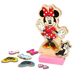 Wooden Magnetic Game Set Woomax Disney Minnie Dresses (x38) image-1