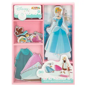 Wooden Magnetic Game Set Woomax Disney Cinderella Dresses (x30) image-0