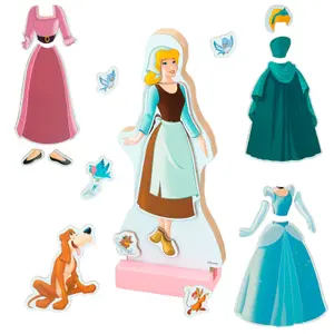 Wooden Magnetic Game Set Woomax Disney Cinderella Dresses (x30) image-1