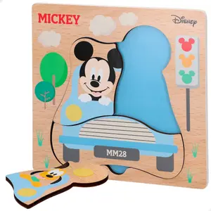 Wooden puzzle Woomax Mickey Mouse ECO image-0