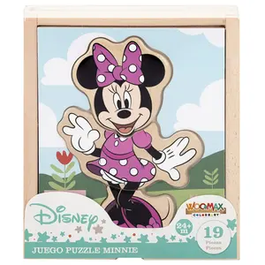 19 piece wooden puzzle Woomax Minnie image-0