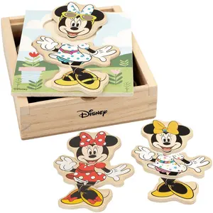 19 piece wooden puzzle Woomax Minnie image-1