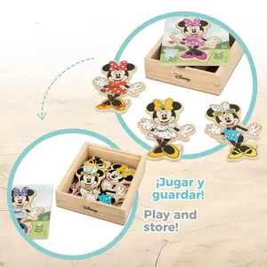 19 piece wooden puzzle Woomax Minnie image-4