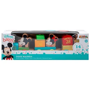 Wooden train Woomax Mickey Mouse Eco image-1