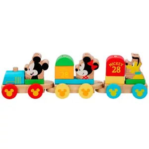 Wooden train Woomax Mickey Mouse Eco image-2