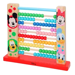 Educational wooden abacus games Woomax Mickey Mouse ECO image-0