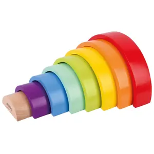 Wooden rainbow lace - 8 pieces Woomax Eco image-2