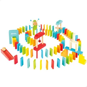 Dynamic wooden dominoes board games Woomax image-0