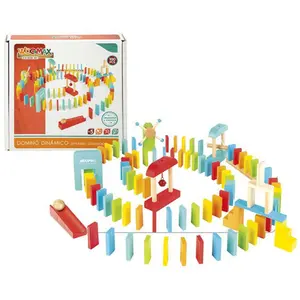 Dynamic wooden dominoes board games Woomax image-1