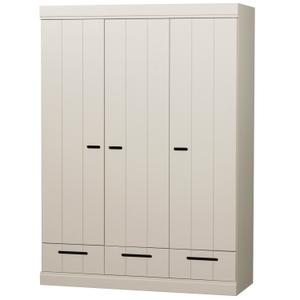 3-door wardrobe + drawers Woood Connect Dust