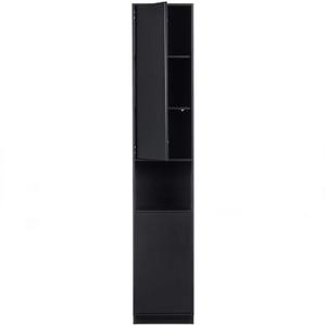 Armario de almacenamiento de madera oscura Woood Finca 40 cm image-1