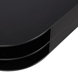 Meuble TV rond gauche bois profond Woood Finca image-3