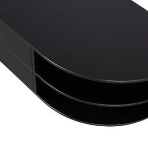 Meuble TV rond bois profond Woood Finca image-4