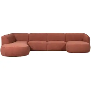 Links U-vormige bank Woood Polly image-1