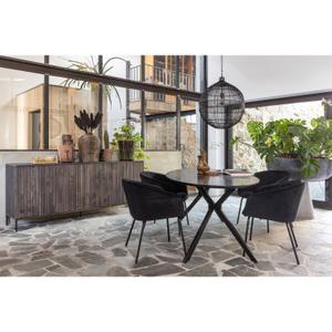 OVALE MDF EETTafel Woood Bruno image-2