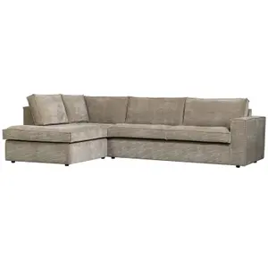 Hoekbank links van ribstof Woood Hajo image-0