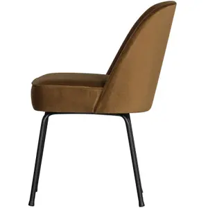Chaise velours Woood Vogue image-3
