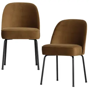 Chaise velours Woood Vogue image-4