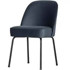 Chaise velours Woood Vogue