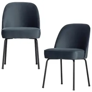 Chaise velours Woood Vogue image-4