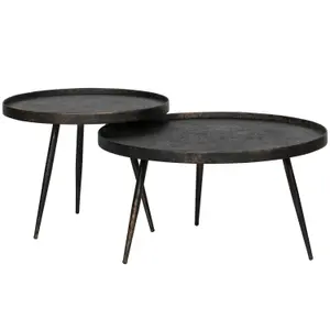 Table d'appoint bois/métal Woood Bounds image-2