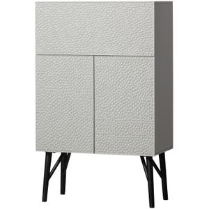 Bar cabinet Woood Carved Organic Mist