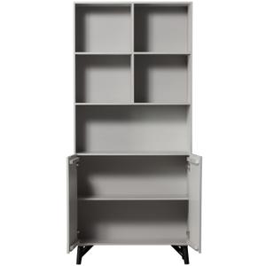 2-door wardrobe Woood Carved Organic Mist image-2