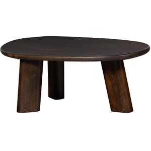 Mango houten salontafel Woood Roundly image-1