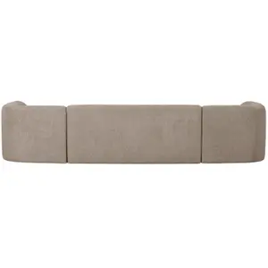 Modulaire U-vorm bank Woood Sloping image-1