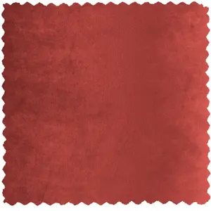 Low round velvet pouf Woood Sara image-1