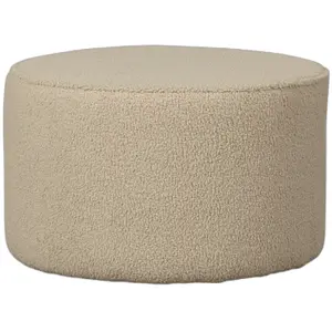 Round pouffe Woood Sara image-0