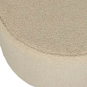 Round pouffe Woood Sara image-2