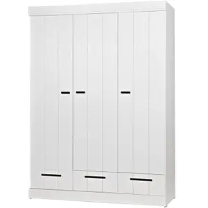 3-door cabinet with drawer Woood Connect image-3