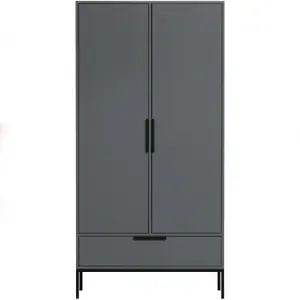 2-door wardrobe Woood Adam image-0