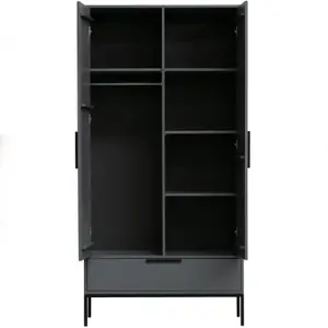 2-door wardrobe Woood Adam image-2