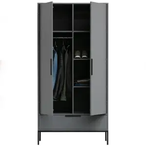 2-door wardrobe Woood Adam image-3